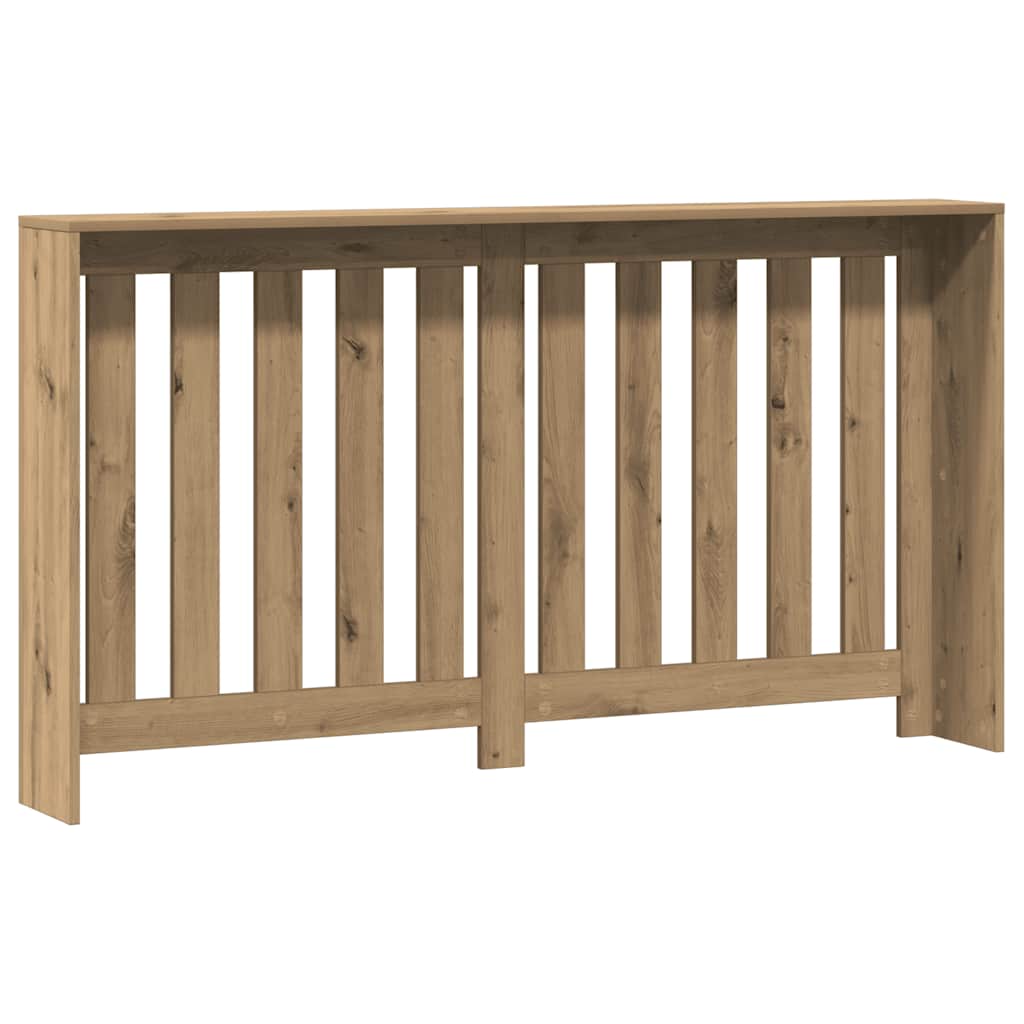 Radiator Cover Artisian Oak 149x20x82 cm Engineered Wood