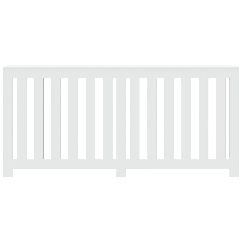 Radiator Cover White 175x20x82 cm Engineered Wood