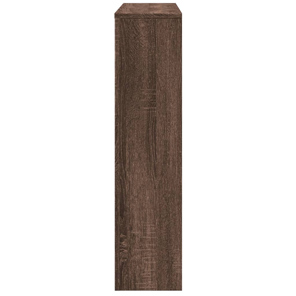 Radiator Cover Brown Oak 175x20x82 cm Engineered Wood