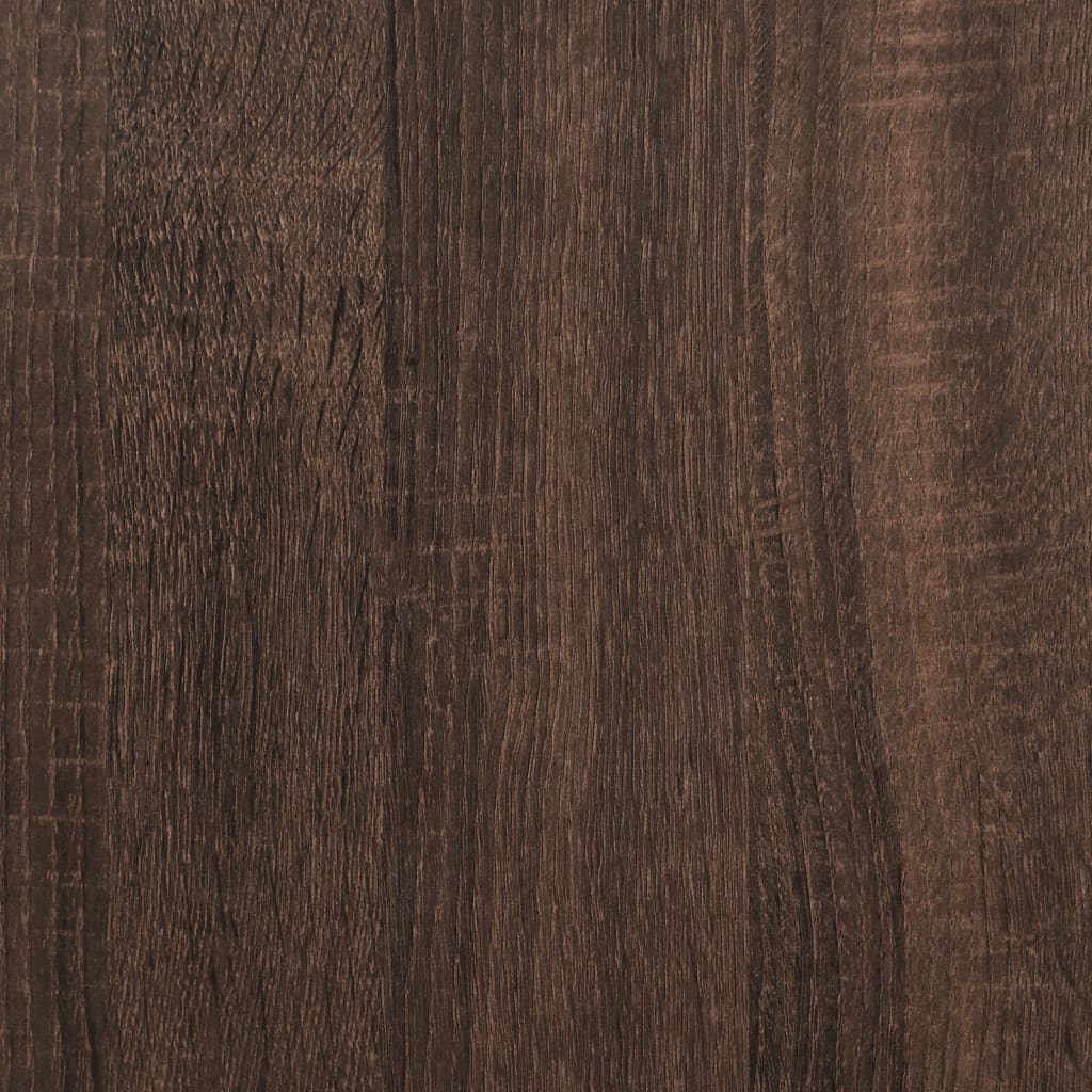 Radiator Cover Brown Oak 175x20x82 cm Engineered Wood
