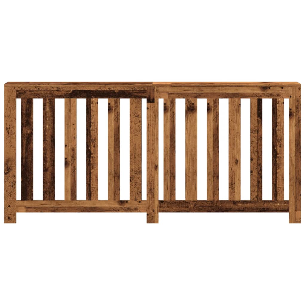 Radiator Cover Old Wood 175x20x82 cm Engineered Wood
