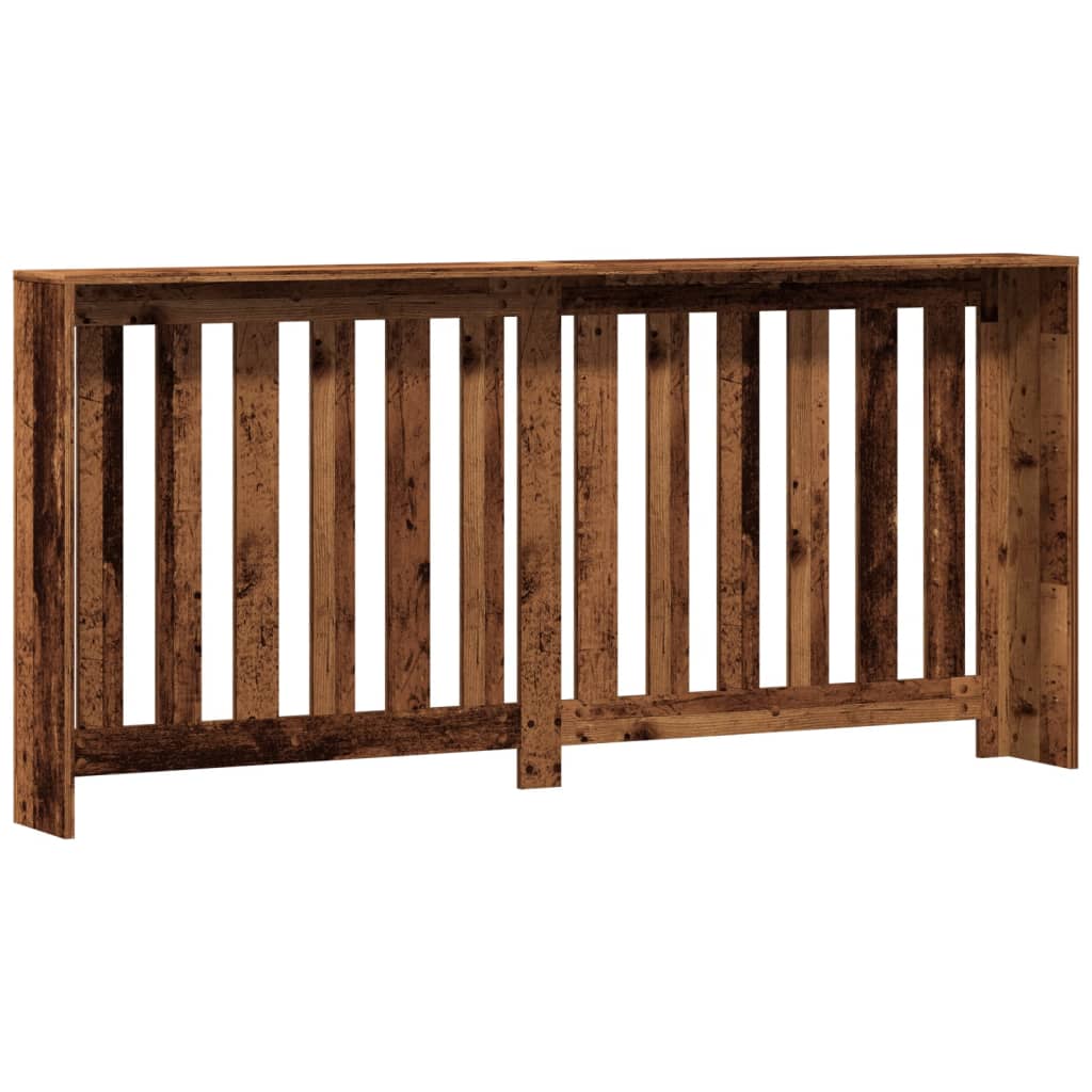 Radiator Cover Old Wood 175x20x82 cm Engineered Wood