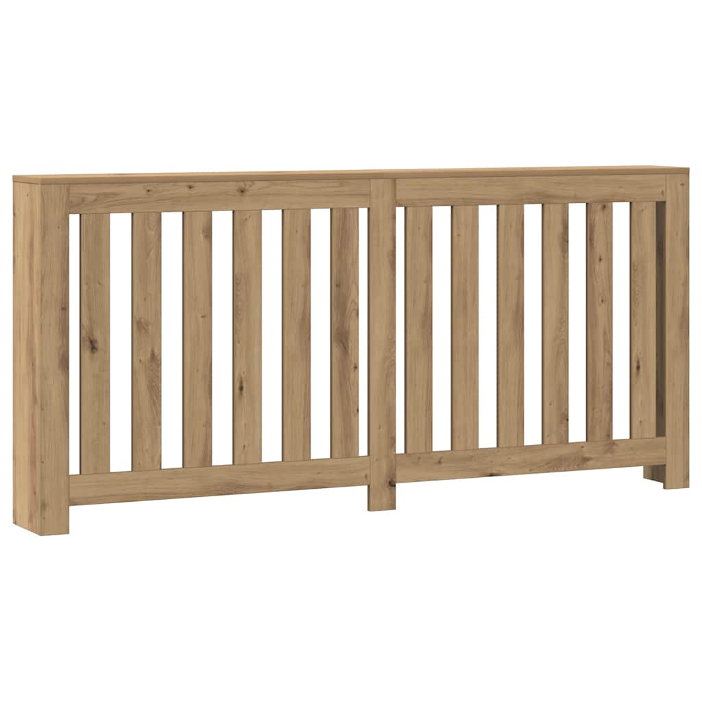 Radiator Cover Artisian Oak 175x20x82 cm Engineered Wood