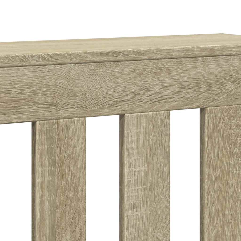 Radiator Cover Sonoma Oak 205x21,5x83,5 cm Engineered Wood