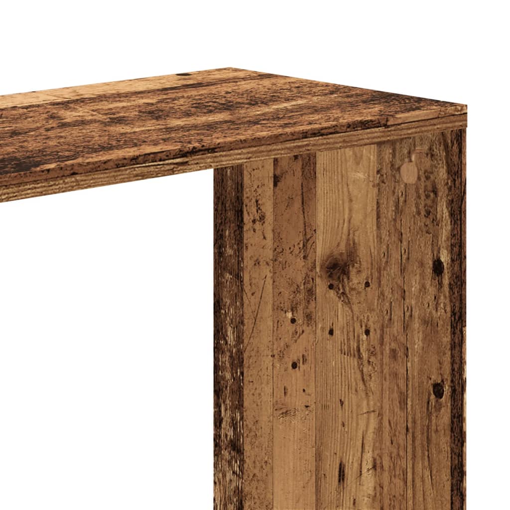 Bookcase 5-Tier Old Wood 45x23,5x162,5 cm Engineered Wood