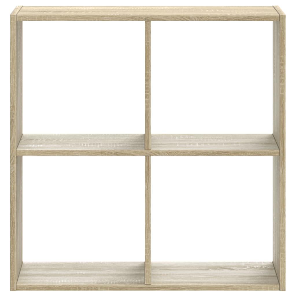 Bookcase Sonoma Oak 68,5x32x68,5 cm Engineered Wood