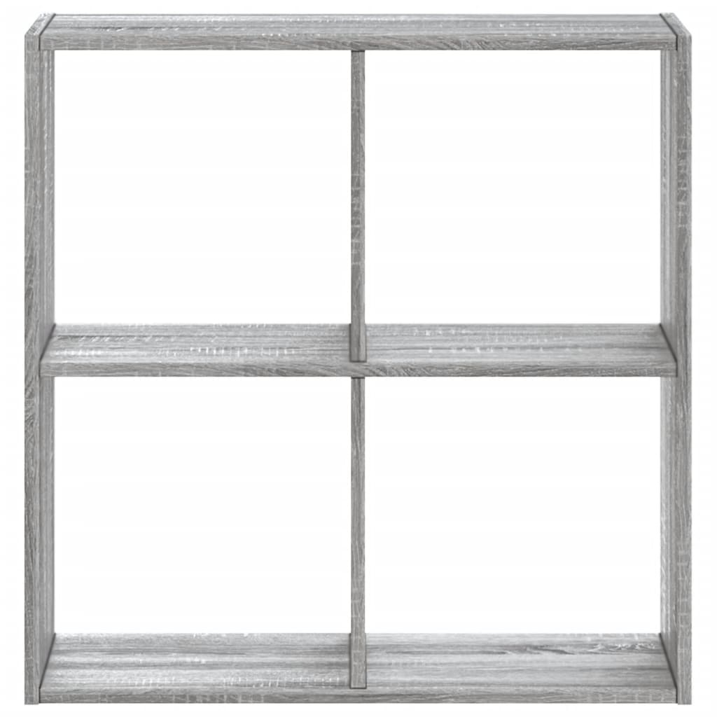 Bookcase Grey Sonoma 68,5x32x68,5 cm Engineered Wood