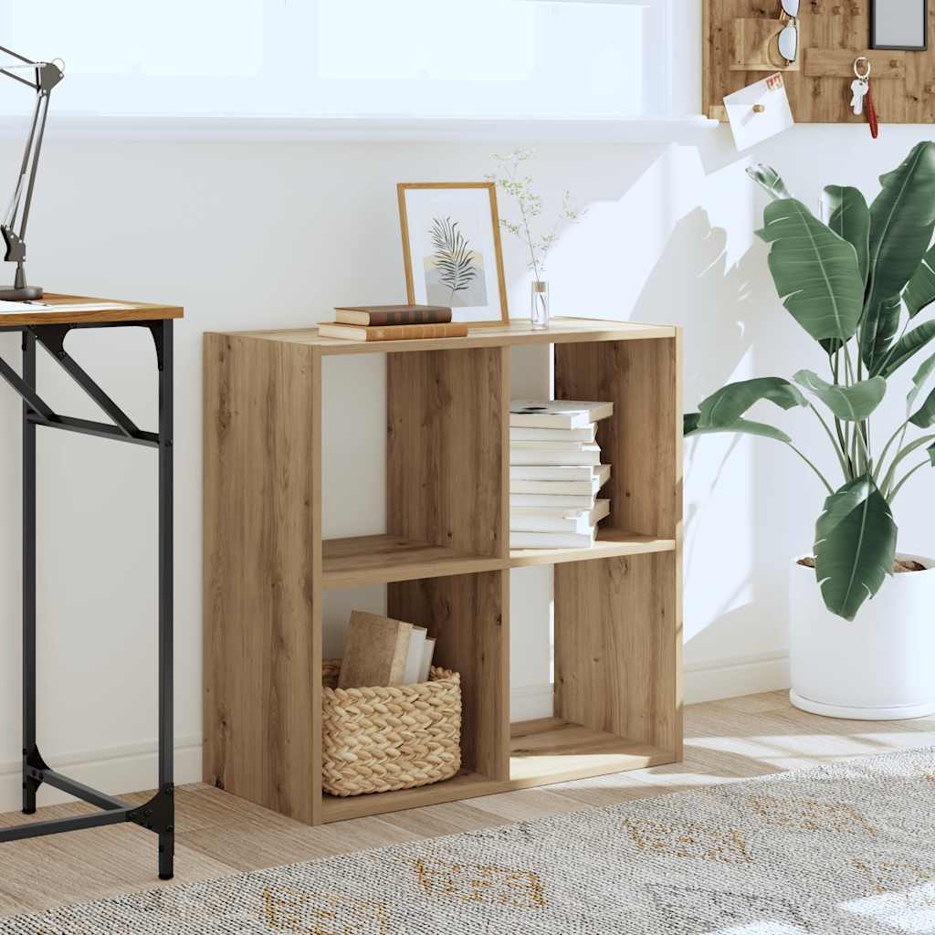 Bookcase Artisian Oak 68,5x32x68,5 cm Engineered Wood