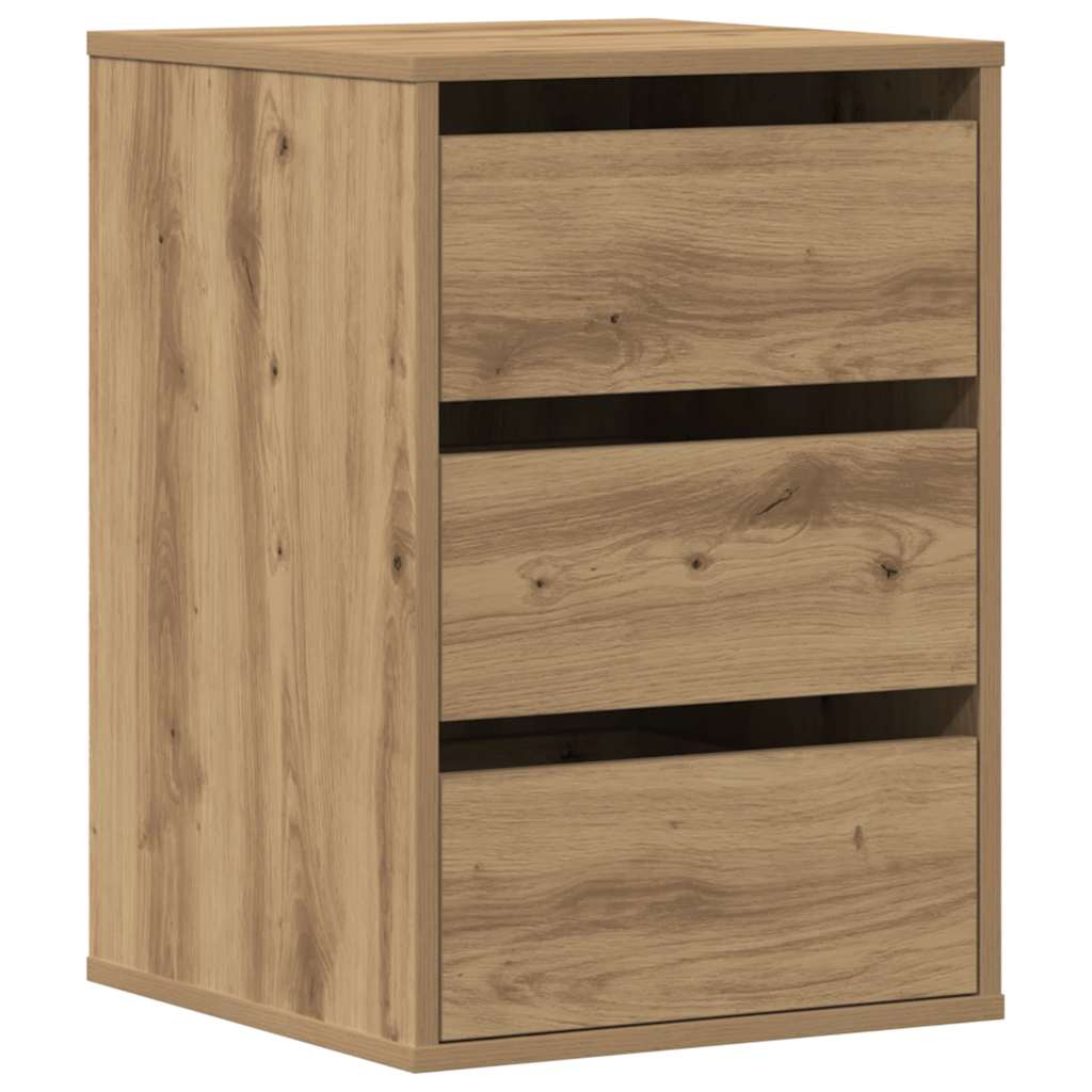 Corner Chest of Drawers Artisian Oak 40x41x58 cm Engineered Wood