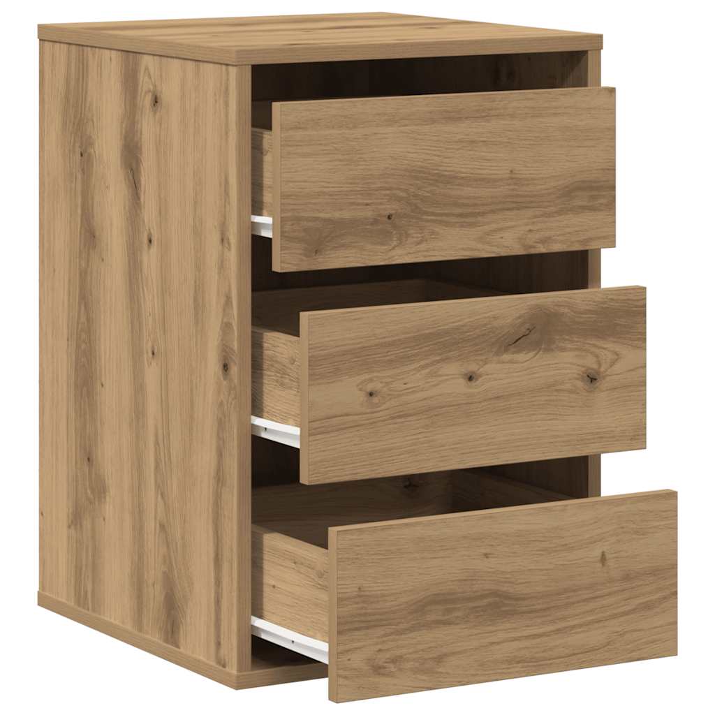 Corner Chest of Drawers Artisian Oak 40x41x58 cm Engineered Wood