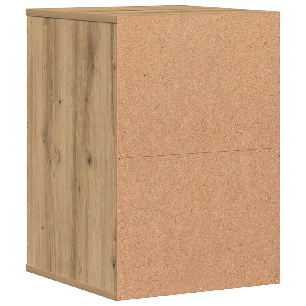 Corner Chest of Drawers Artisian Oak 40x41x58 cm Engineered Wood