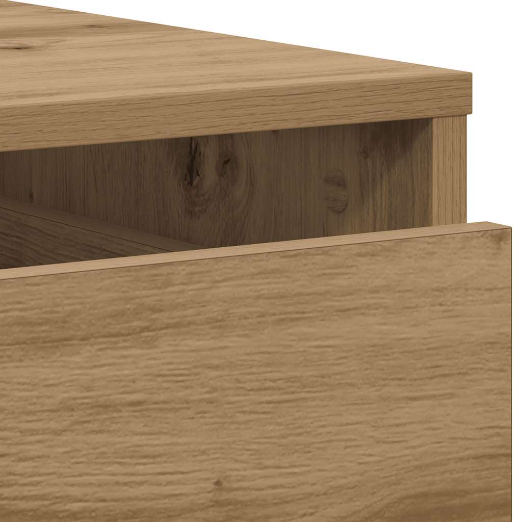 Corner Chest of Drawers Artisian Oak 40x41x58 cm Engineered Wood
