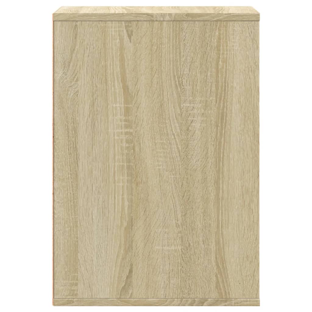 Corner Chest of Drawers Sonoma Oak 80x41x58 cm Engineered Wood