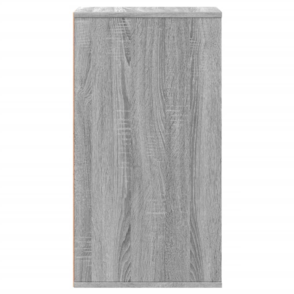 Corner Chest of Drawers Grey Sonoma 40x41x76 cm Engineered Wood