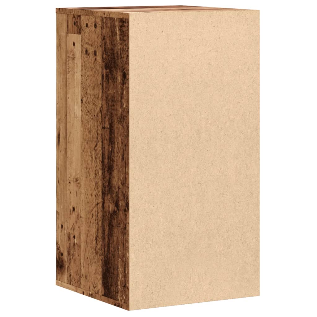 Corner Chest of Drawers Old Wood 40x41x76 cm Engineered Wood