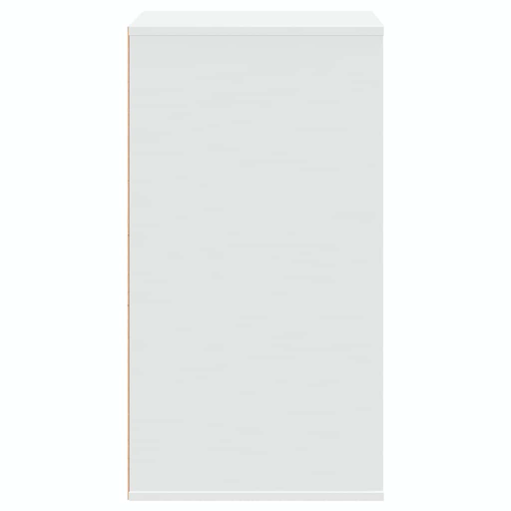 Corner Chest of Drawers White 60x41x76 cm Engineered Wood