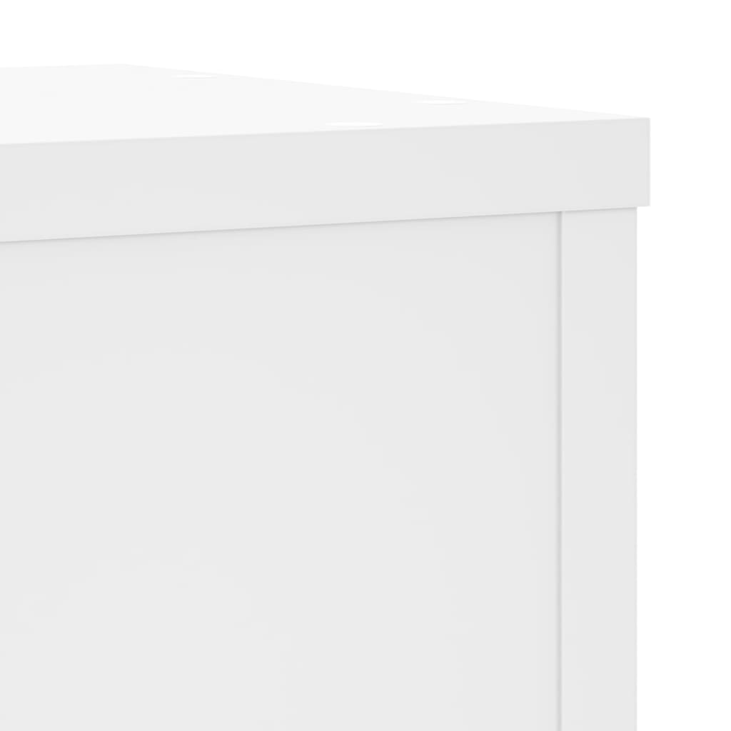Plant Stands 2 pcs White 25x25x35 cm Engineered Wood
