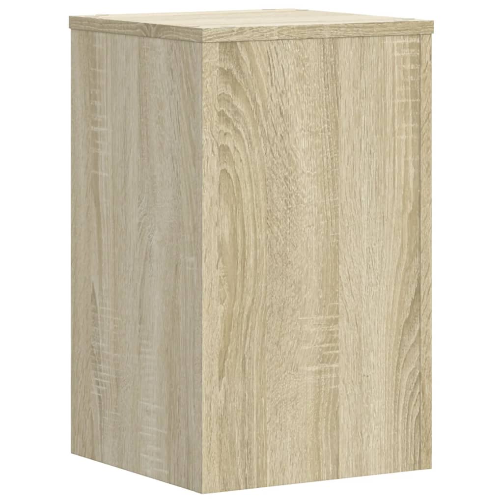 vidaXL Plant Stands 2 pcs Sonoma Oak 30x30x50 cm Engineered wood