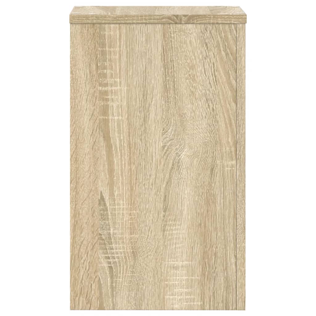 vidaXL Plant Stands 2 pcs Sonoma Oak 30x30x50 cm Engineered wood