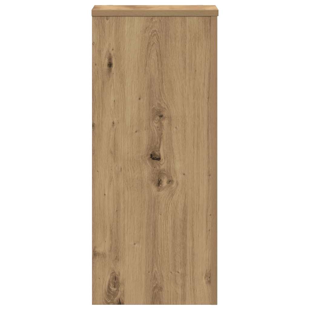 vidaXL Plant Stands 2 pcs Artisan Oak 30x30x70 cm Engineered wood