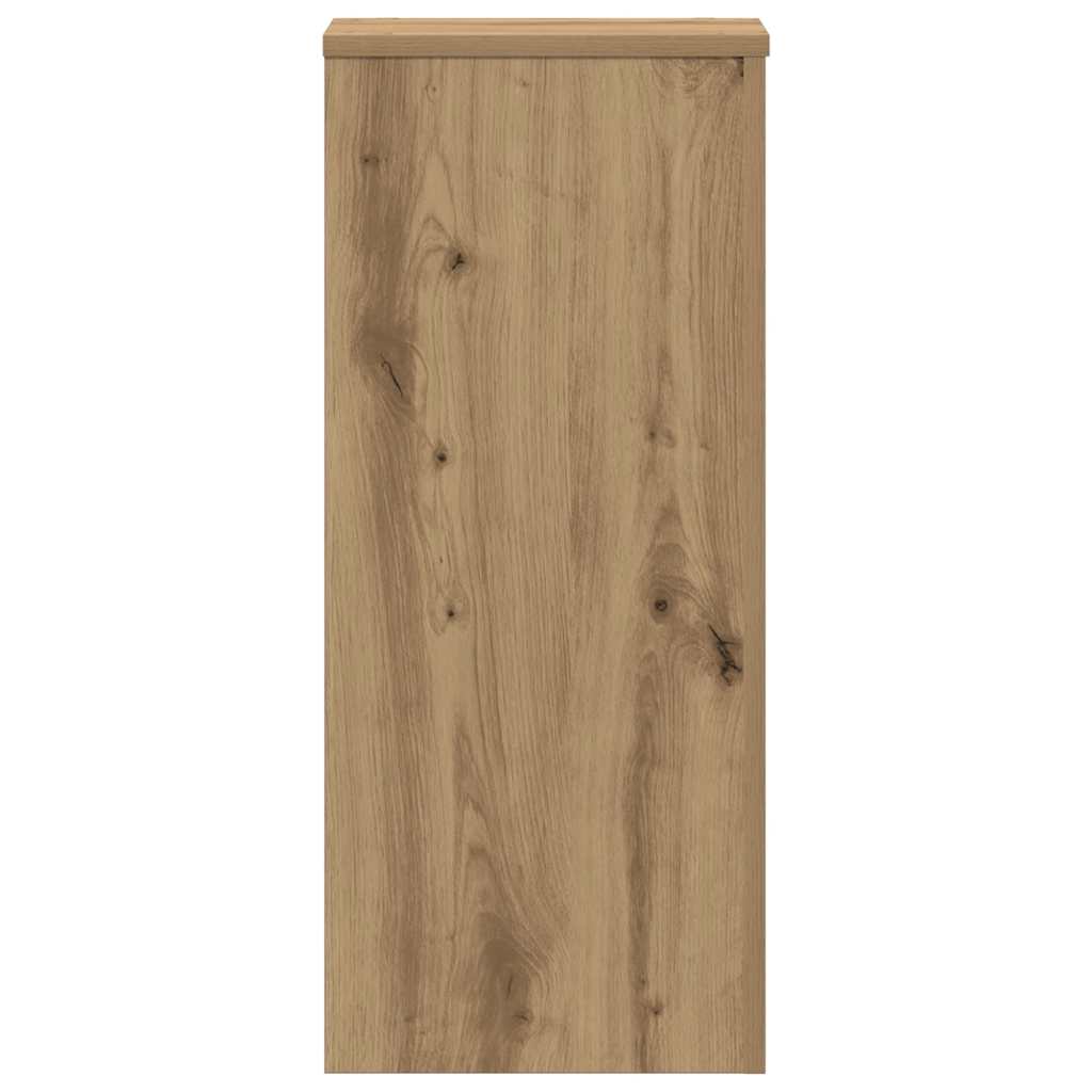 vidaXL Plant Stands 2 pcs Artisan Oak 30x30x70 cm Engineered wood