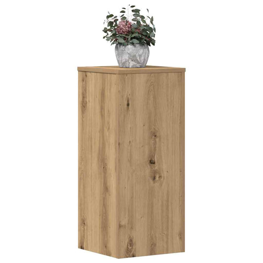 vidaXL Plant Stands 2 pcs Artisan Oak 30x30x70 cm Engineered wood
