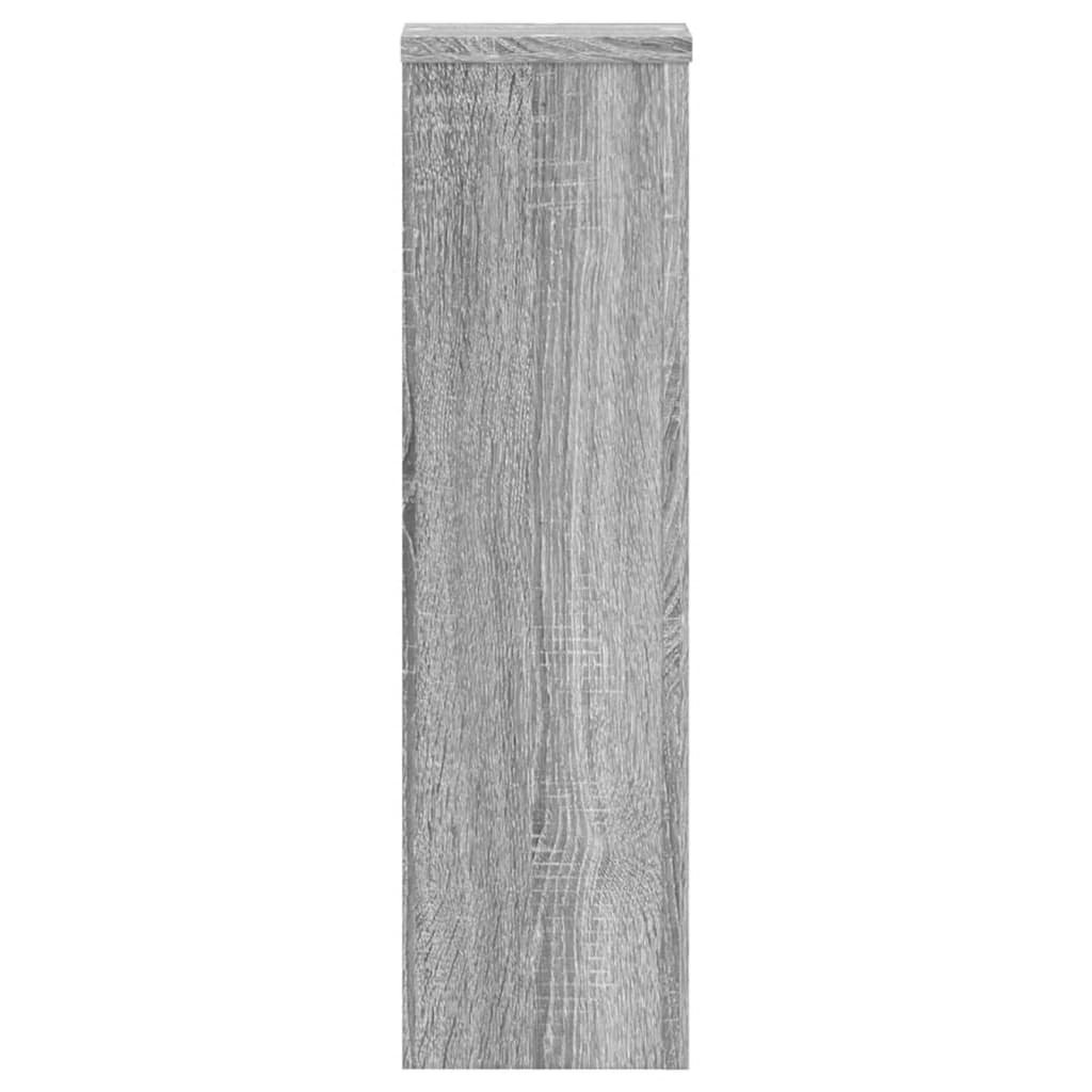 Plant Stands 2 pcs Grey Sonoma 17x17x60 cm Engineered Wood