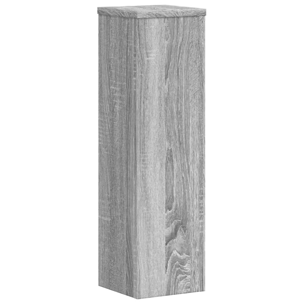 Plant Stands 2 pcs Grey Sonoma 17x17x60 cm Engineered Wood