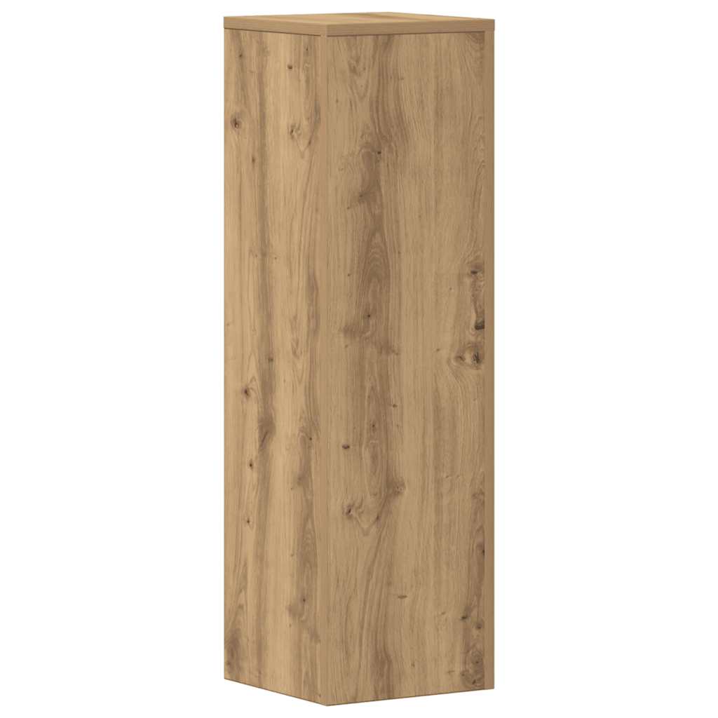 vidaXL Plant Stand 2pcs Artisan Oak 25x25x80 cm Engineered Wood