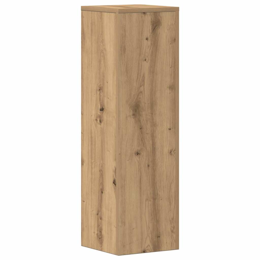 vidaXL Plant Stand 2pcs Artisan Oak 25x25x80 cm Engineered Wood