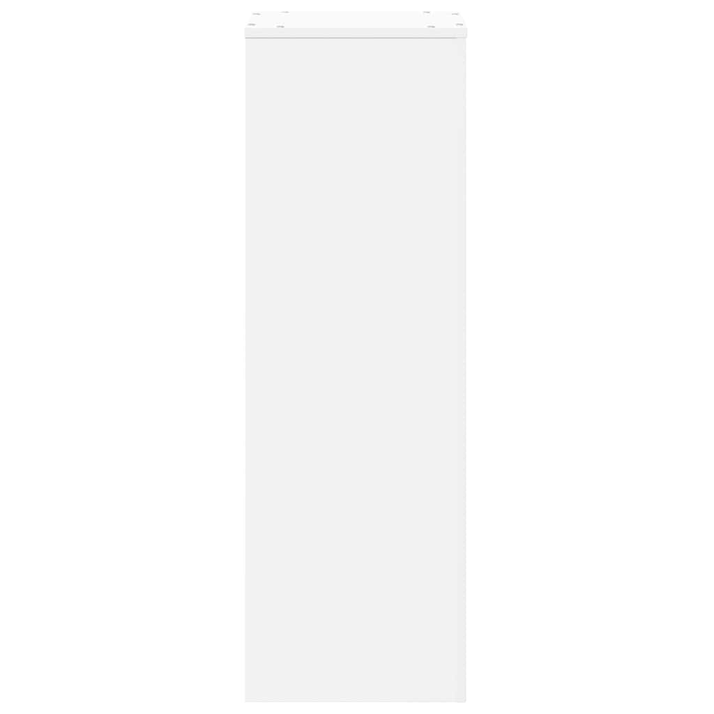 Plant Stand White 33x33x100 cm Engineered Wood