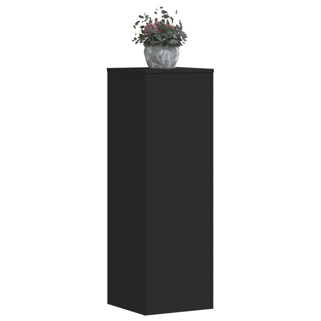 vidaXL Plant Stand Black 33x33x100 cm Engineered Wood