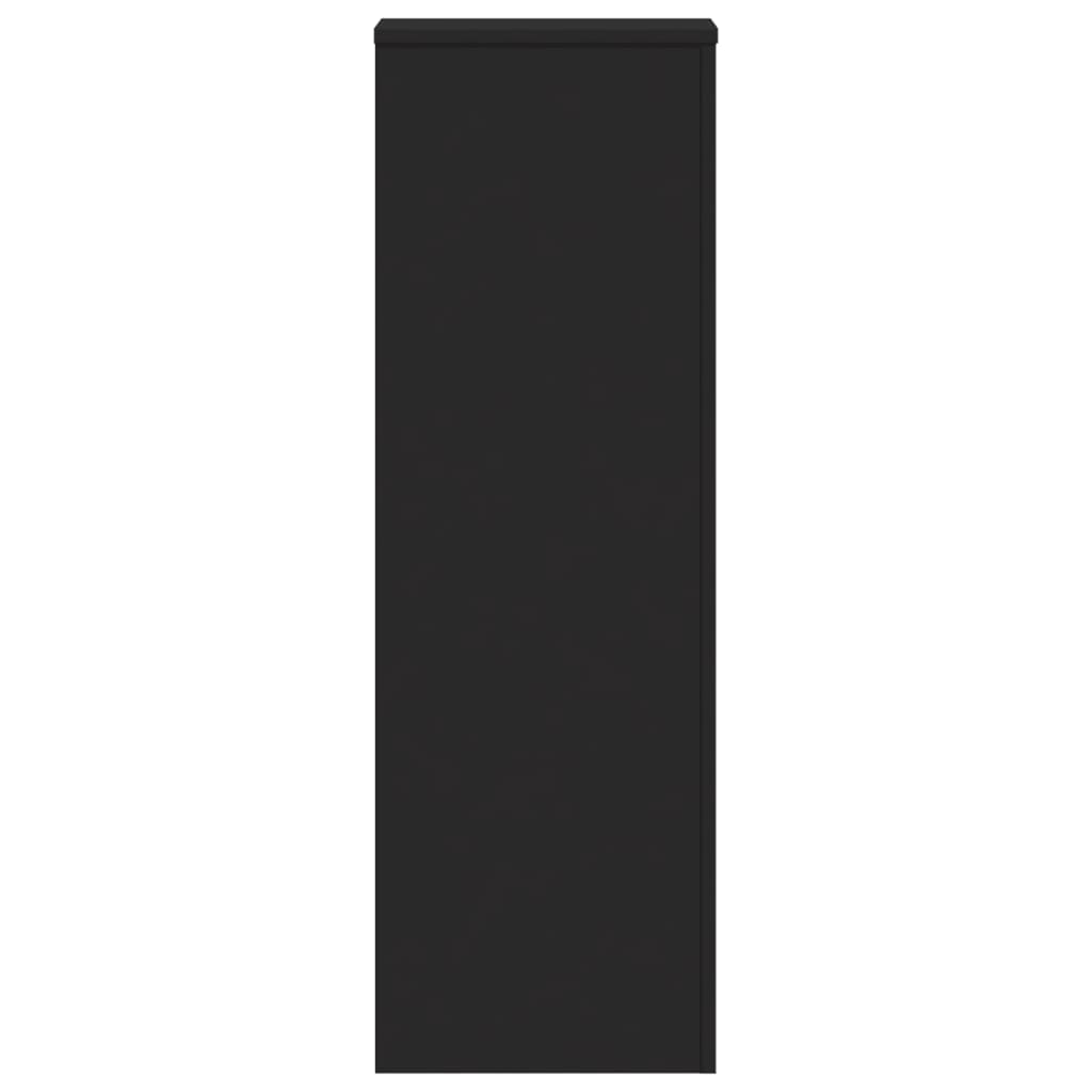 vidaXL Plant Stand Black 33x33x100 cm Engineered Wood