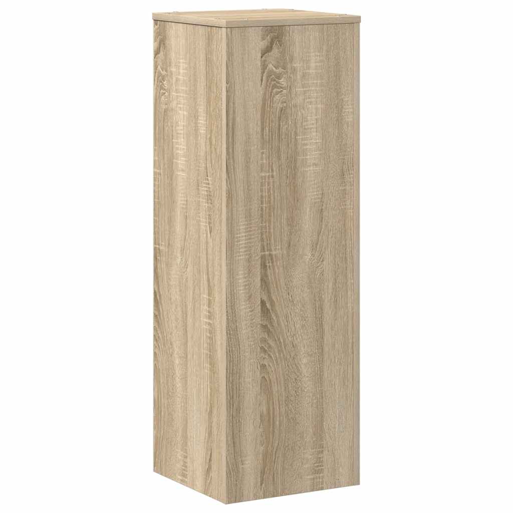 Plant Stand Sonoma Oak 33x33x100 cm Engineered Wood