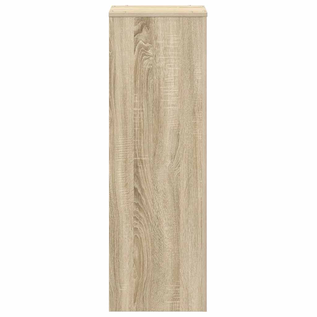 Plant Stand Sonoma Oak 33x33x100 cm Engineered Wood