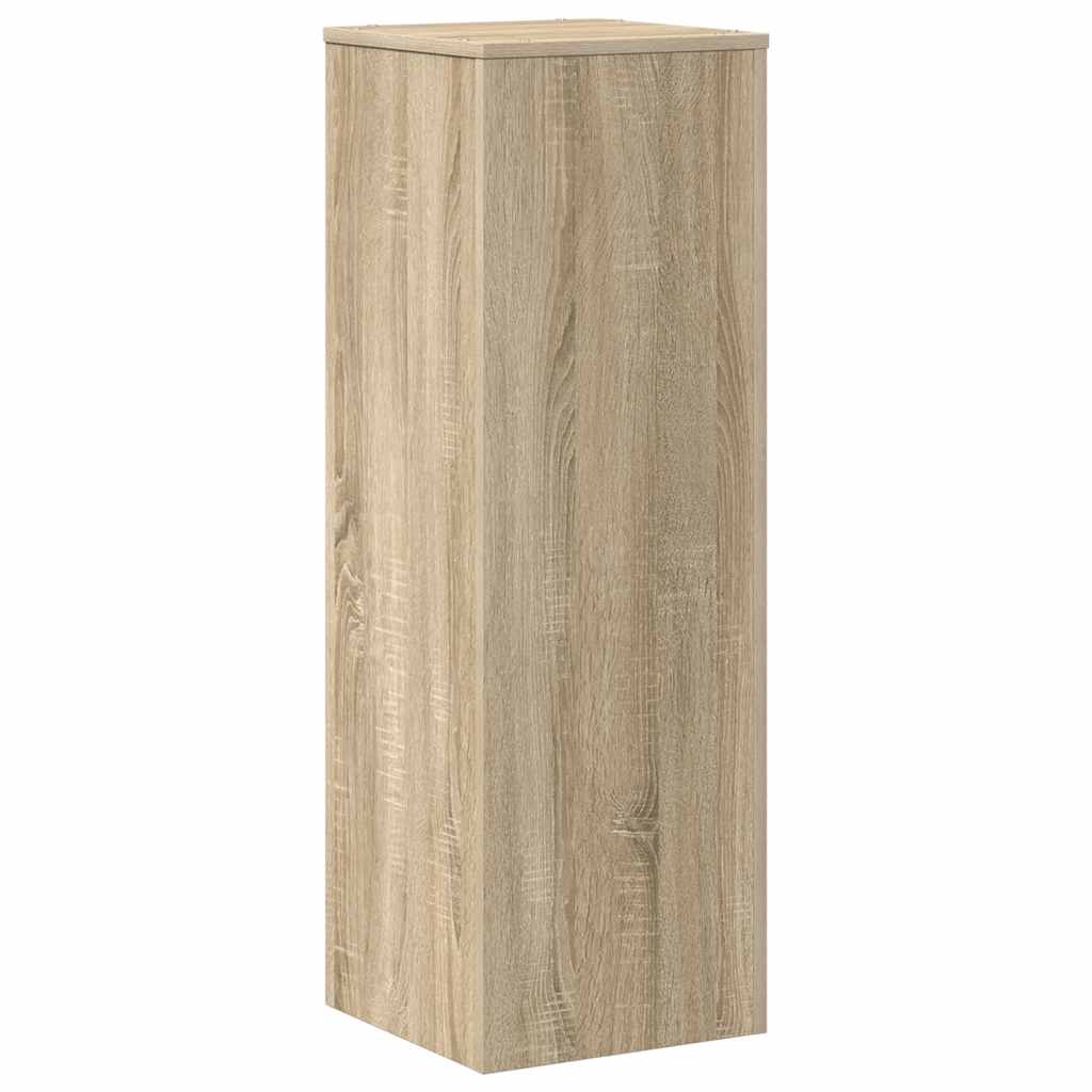 Plant Stand Sonoma Oak 33x33x100 cm Engineered Wood