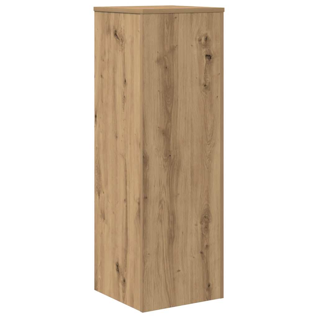 vidaXL Plant Stand Artisan Oak 33x33x100 cm Engineered Wood