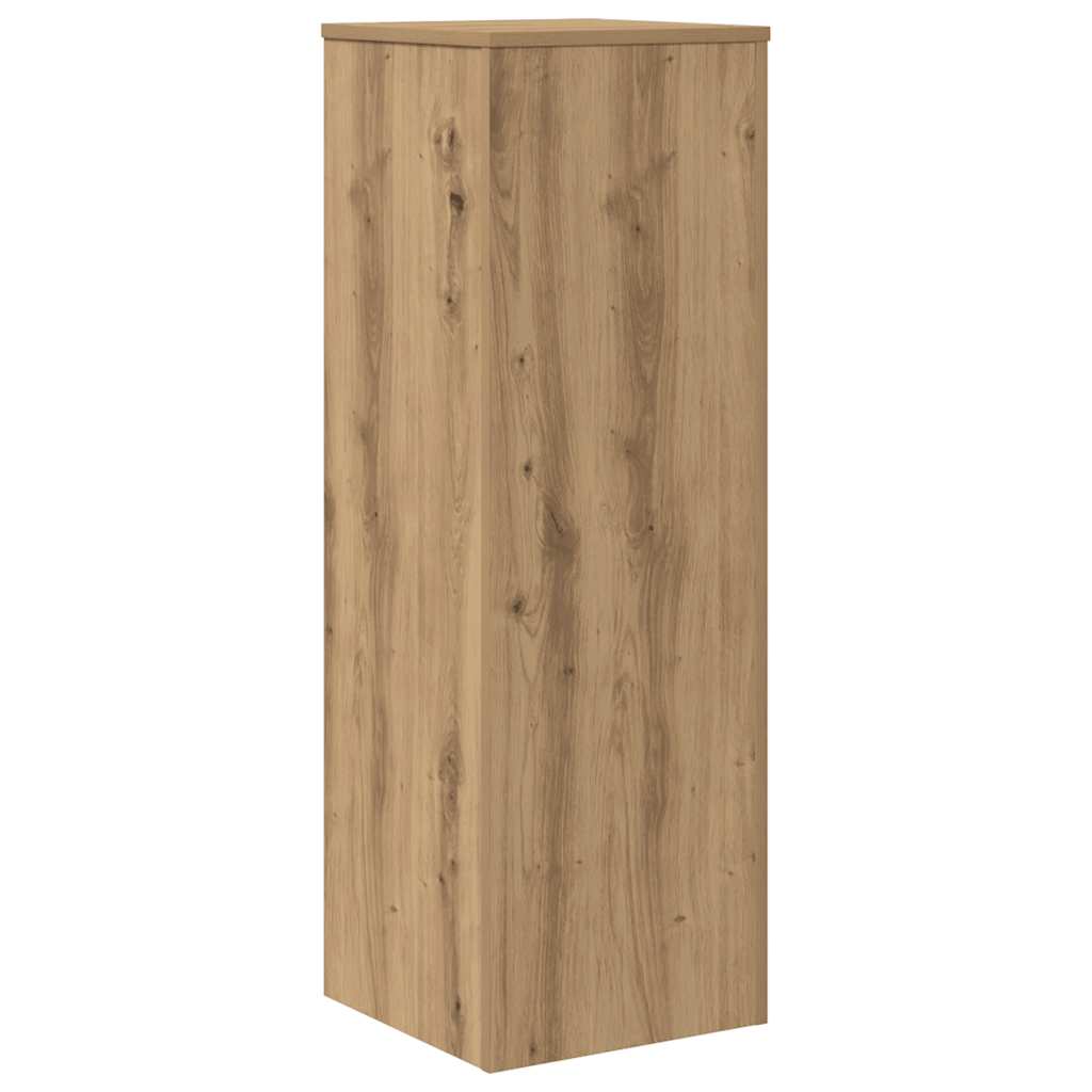 vidaXL Plant Stand Artisan Oak 33x33x100 cm Engineered Wood