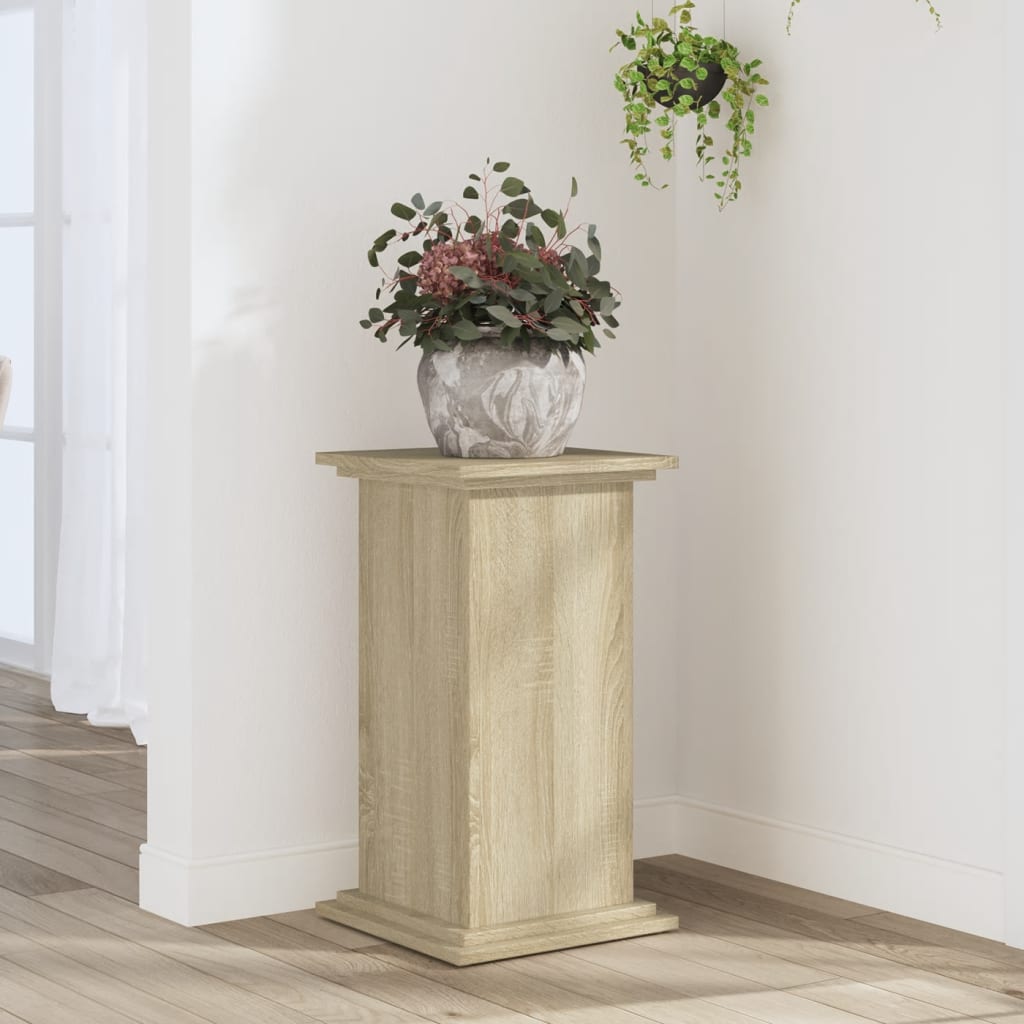 vidaXL Plant Stand Sonoma Oak 33x33x60 cm Engineered Wood