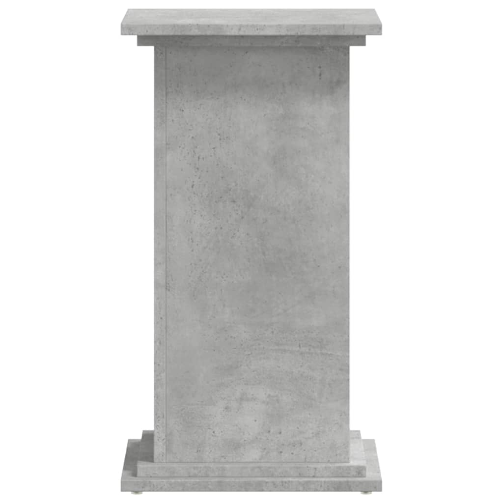 vidaXL Plant Stand Concrete Grey 33x33x60 cm Engineered Wood