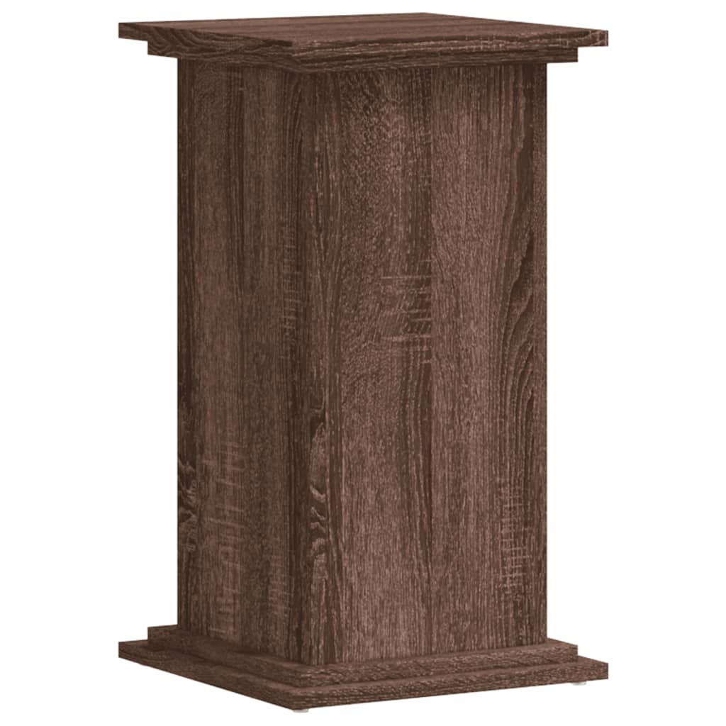 vidaXL Plant Stand Brown Oak 33x33x60 cm Engineered Wood