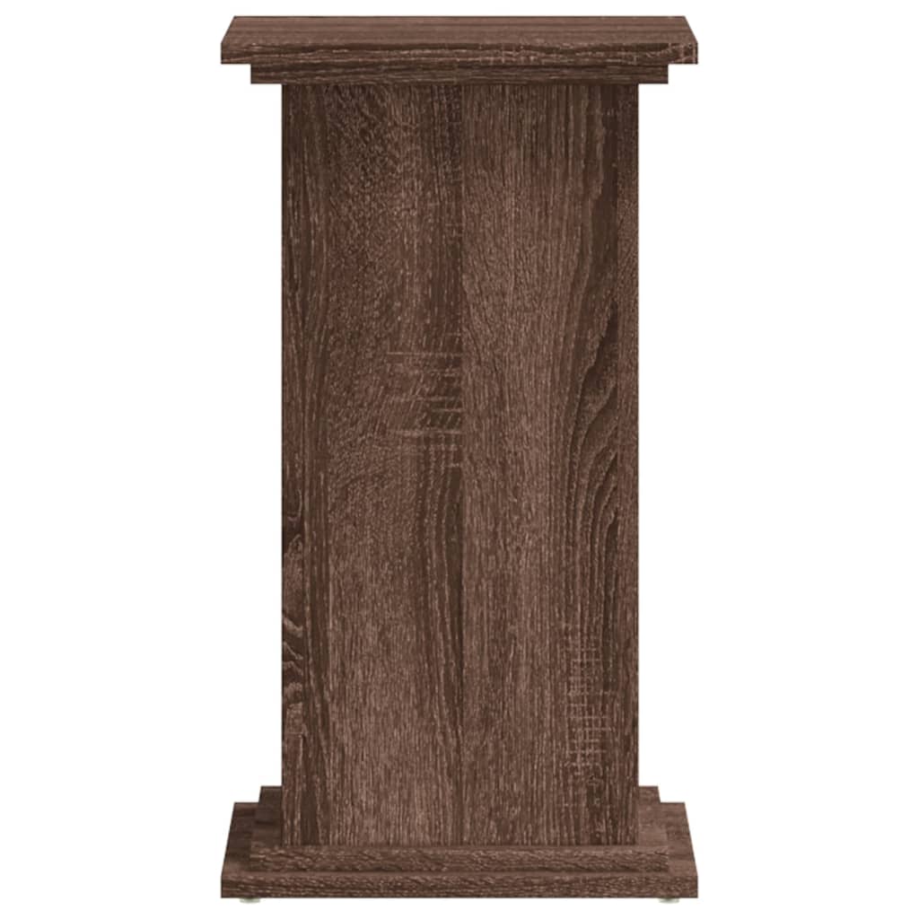 vidaXL Plant Stand Brown Oak 33x33x60 cm Engineered Wood
