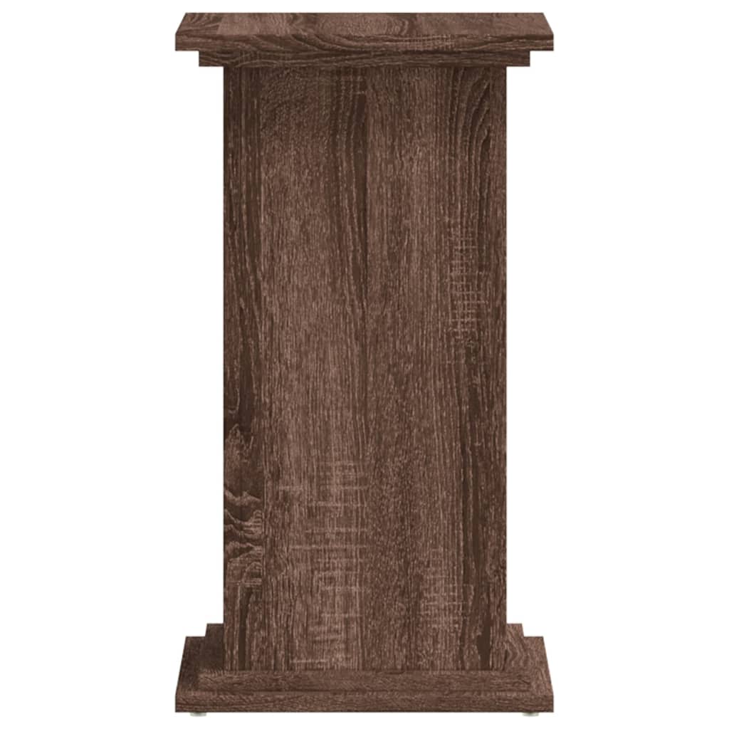 vidaXL Plant Stand Brown Oak 33x33x60 cm Engineered Wood