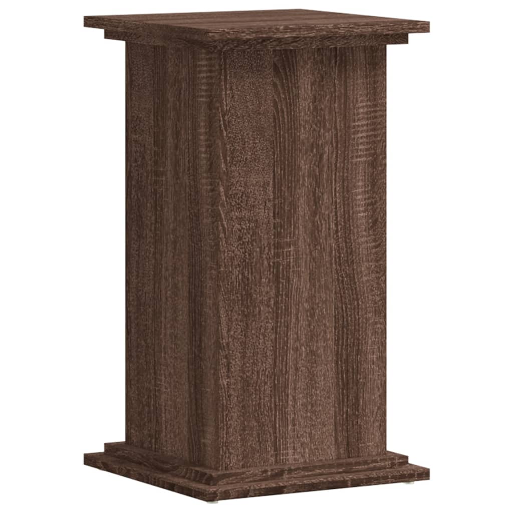 vidaXL Plant Stand Brown Oak 33x33x60 cm Engineered Wood