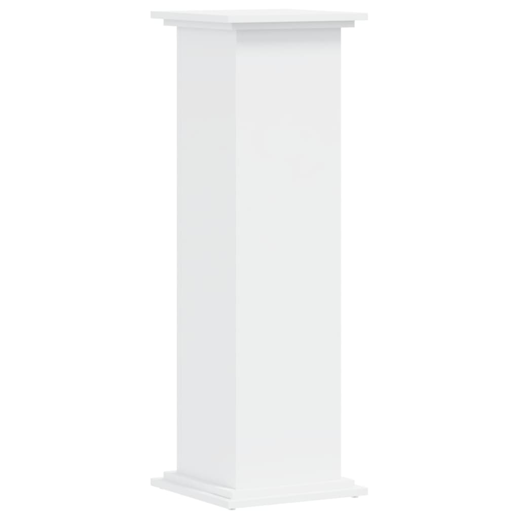 vidaXL Plant Stand White 33x33x100 cm Engineered Wood