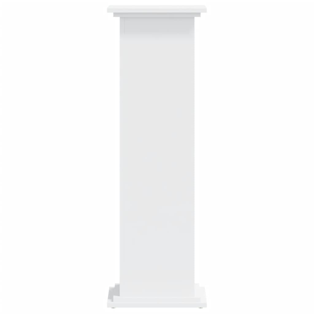 vidaXL Plant Stand White 33x33x100 cm Engineered Wood