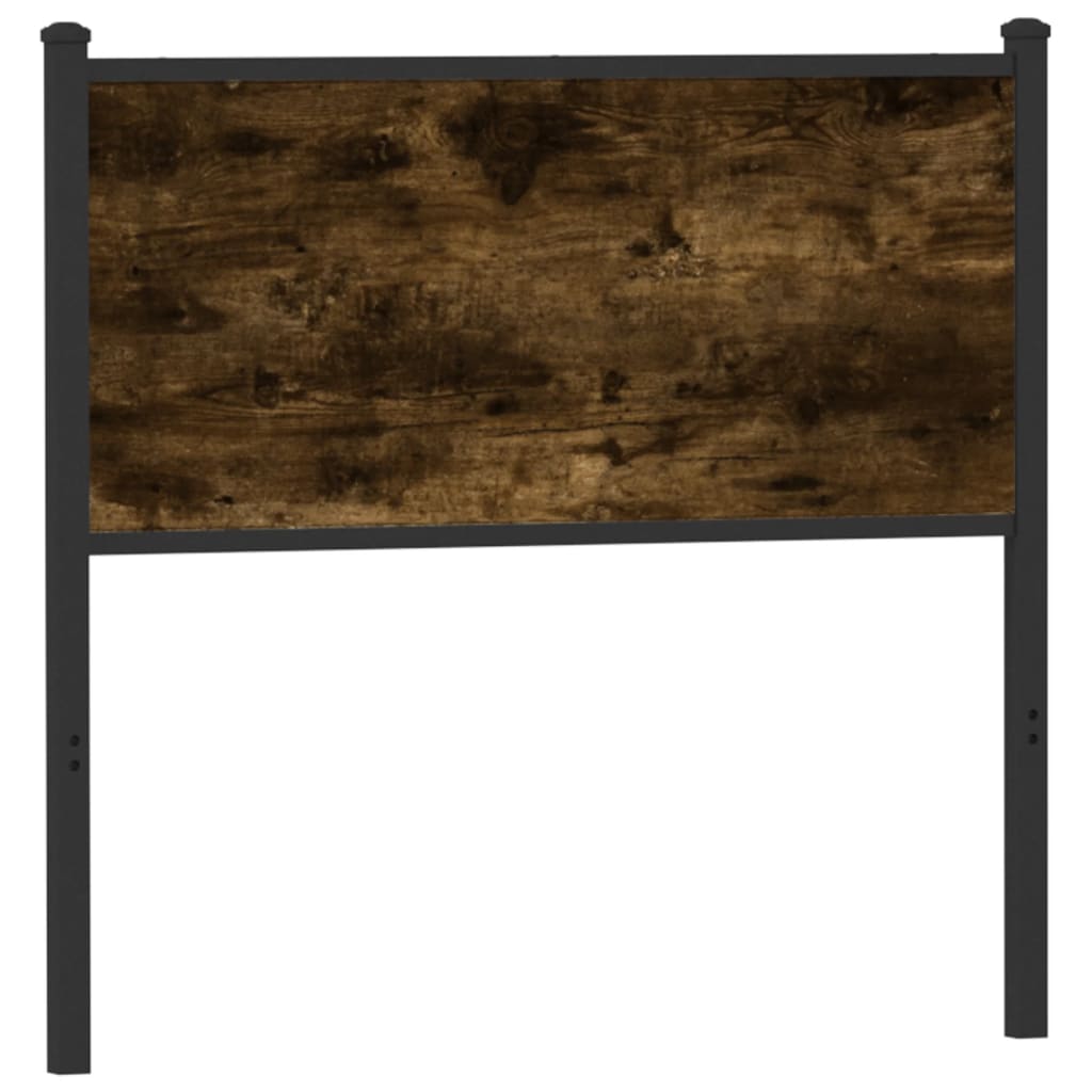 Replace Headboard Smoked Oak 75 cm Engineered Wood and Steel