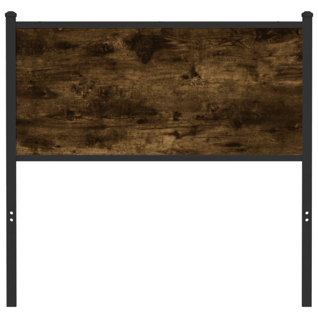 Replace Headboard Smoked Oak 75 cm Engineered Wood and Steel