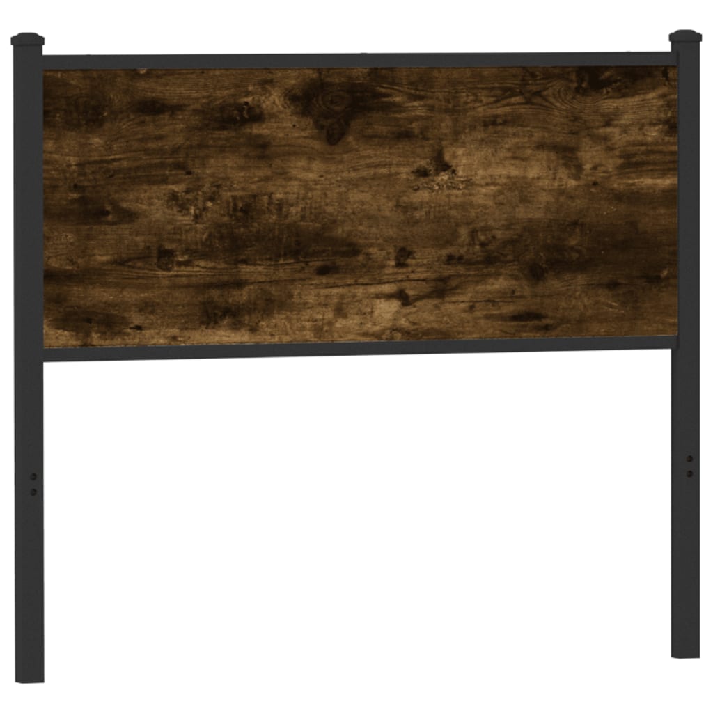 Replace Headboard Smoked Oak 100 cm Engineered Wood and Steel