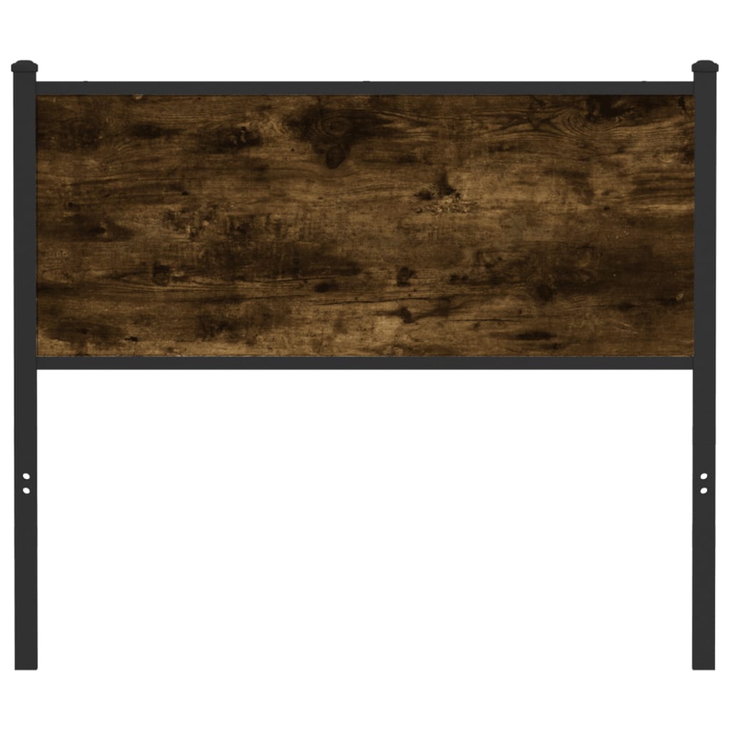 Replace Headboard Smoked Oak 100 cm Engineered Wood and Steel